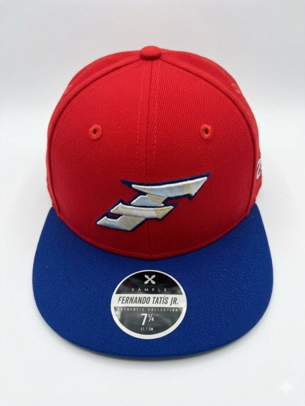 Fernando Tatis Jr Xample Brand Fitted Cap Size 7 1/4 FTJ Lightning Logo NWT